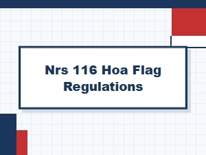 Understanding Nrs 116 Hoa Flag Regulations